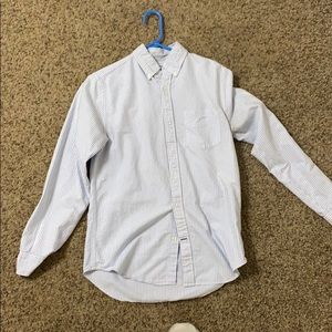 JC penny striped dress shirt.